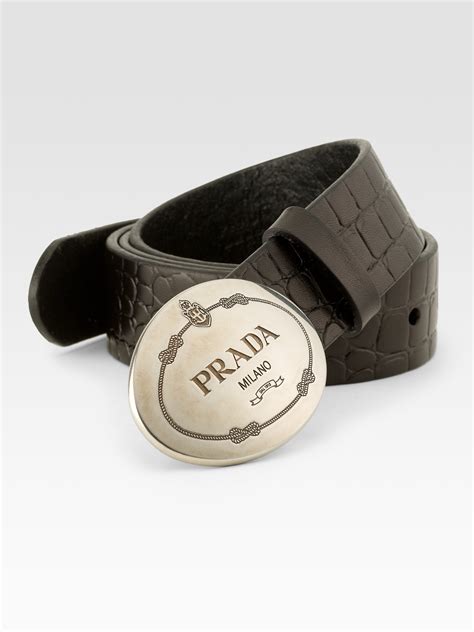 black prada belt men's|Prada cinture belt men's.